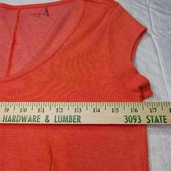 Toad & Co Dress Womans Large Orange Pockets Tencel Cotton Athleisure Sports - Picture 10 of 14